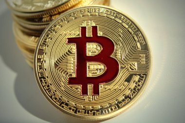 Altın Bitcoin. Cryptocurrency ticaret kavramı. Bitcoin.Crypto Döviz Alım Bitcoin, Btc, Bit Coin.Macro altın Bitcoin sikke vurdu. Blockchain teknoloji, bitcoin incelemesi kavramı.