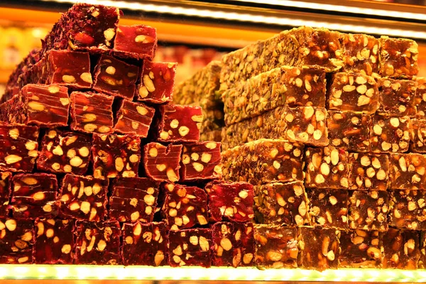 Turecki Rozkosz Spice Bazaar Istanbul — Zdjęcie stockowe
