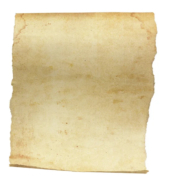Старый размотанный лист бумаги — стоковое фото