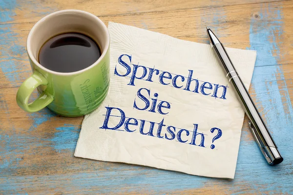 Sprechen Sie Deutsch? — Foto Stock