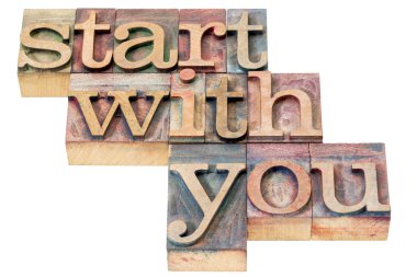 start with you motivational advice