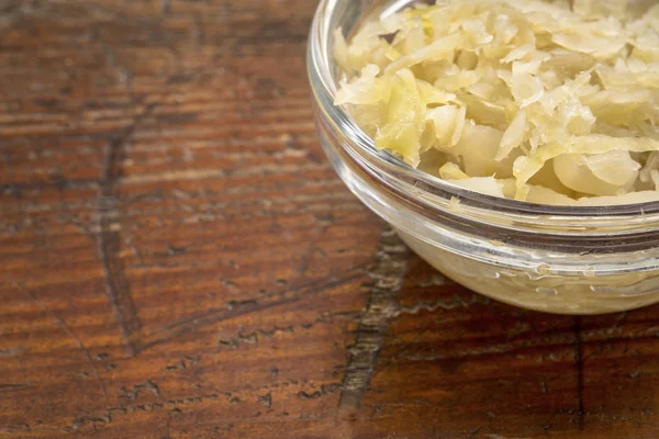 Bowl of sauerkraut — Stock Image Bowl of sauerkraut Stock Photo