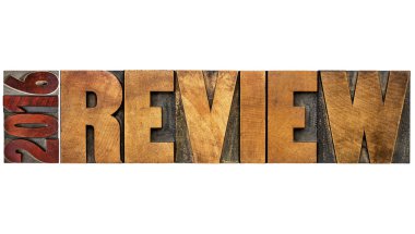 2016 yıl Banner bir daha gözden geçirme