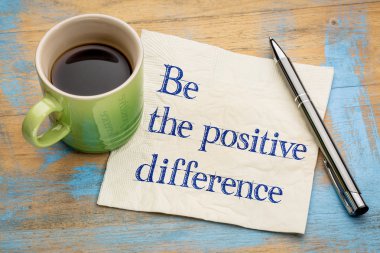 Be the positive difference