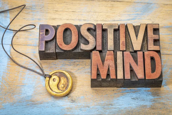 Positive mind in wood type
