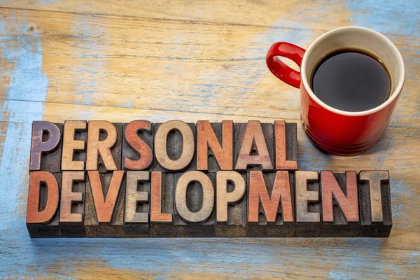 Personal development word abstract — Stock Photo, Image