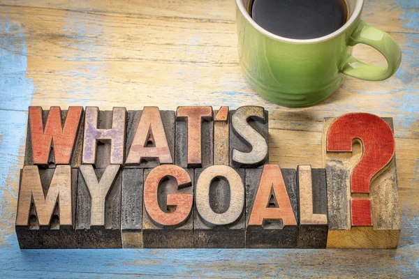 What is my goal? — Stock Photo, Image