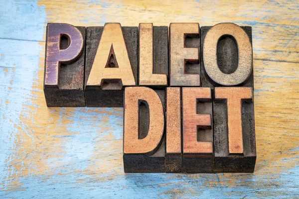 Paleo diyet sözcüğü soyut — Stok fotoğraf