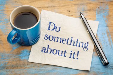 Bir şey hakkında yapmak!