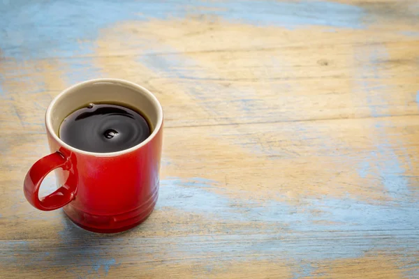 Tazza di caffè nero — Foto Stock