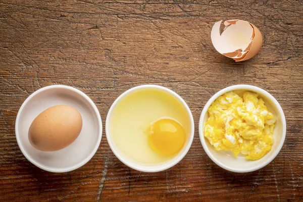Míchaná vejce abstraktní — Stock fotografie
