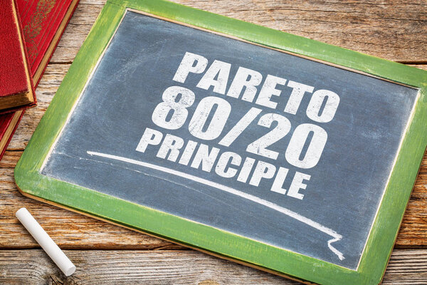 Pareto principle, eighty-twenty rule 