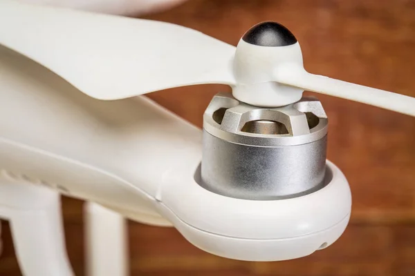 Drone motor and propeller — Stock Photo, Image