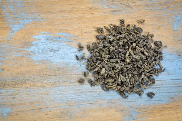 Зеленый чай Gunpowdert — стоковое фото