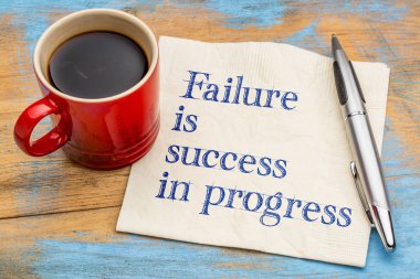 Başarısızlık devam eden başarıdır