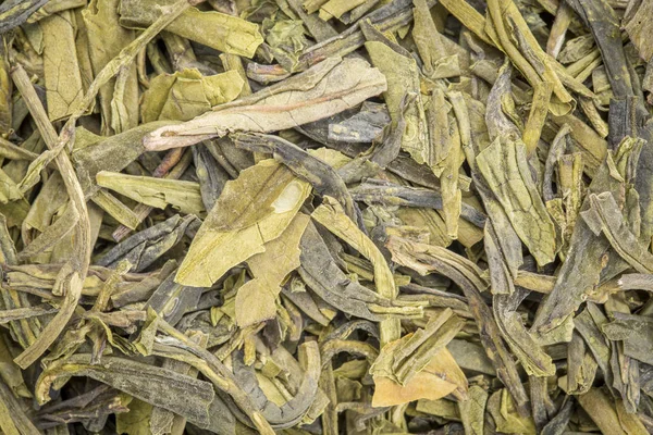 Dragonwell groene thee achtergrond — Stockfoto
