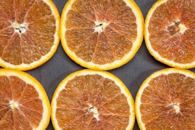 Taze portakal dilimleri arka plan