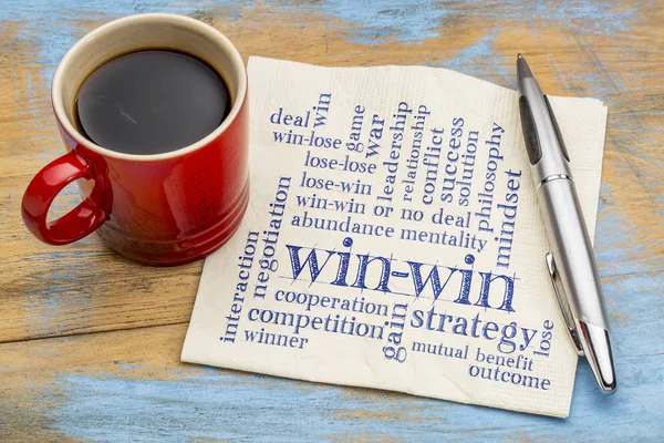 Win-Win-Strategie — Stockfoto