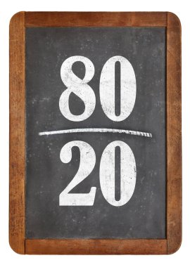 Pareto ilkesi, 80-20 kuralı 