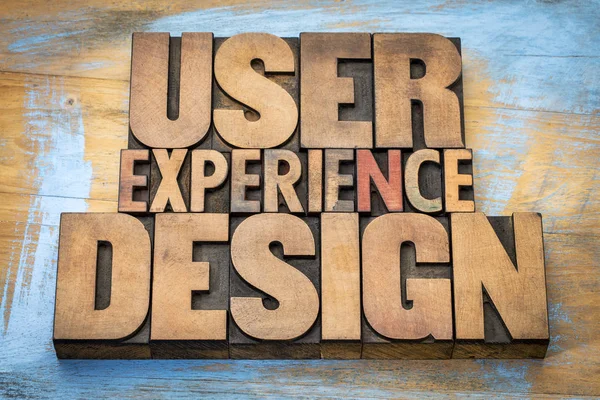 User experience design ordet abstrakt — Stockfoto