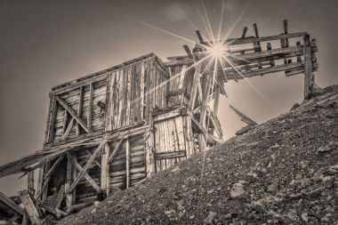 Rocky Dağları'nda altın madeni kalıntıları