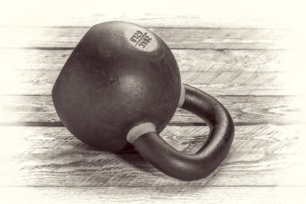 Ciężkie kettlebell - koncepcja fitness — Zdjęcie stockowe