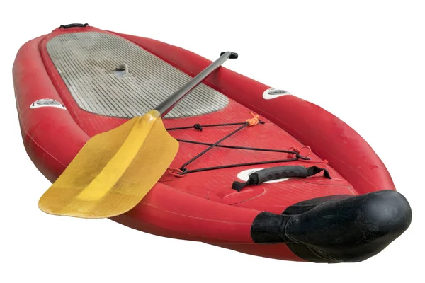 Whitewater inflatable stand up paddleboard — Stock Photo, Image