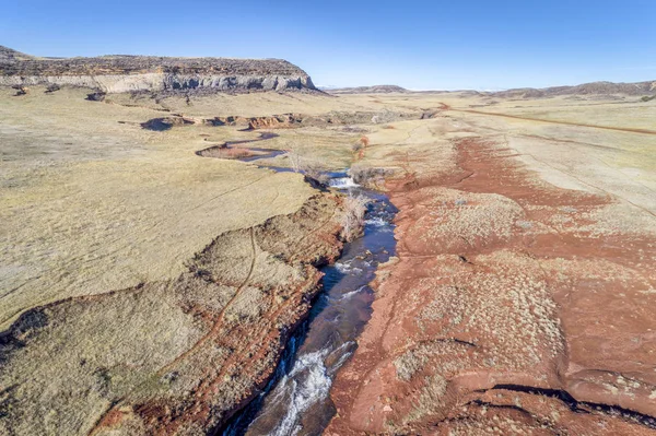 Torrente ai piedi del Colorado - vista aerea — Foto Stock