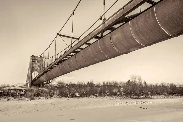 Great Western cukor cég szennyvíz csatorna és a híd — Stock Fotó