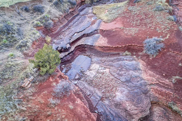 干流峡谷 areial 视图 — 图库照片