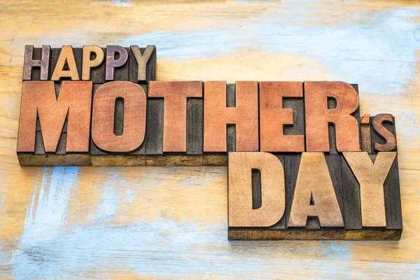 Szczęśliwy Dzień Matki kartka z życzeniami — Zdjęcie stockowe