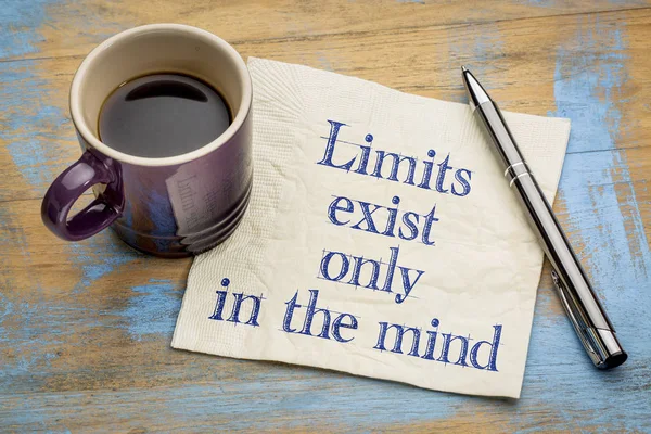 Limits exist only in the mind — Stock Photo, Image