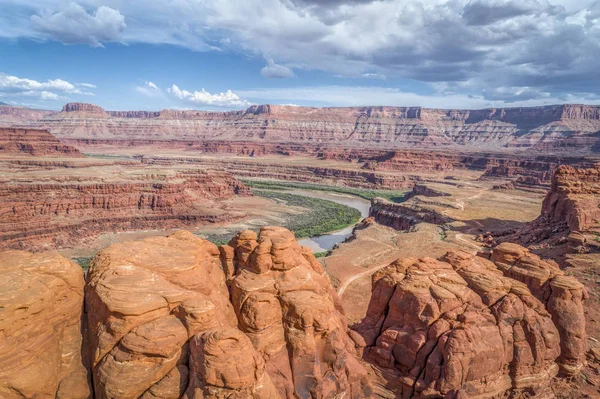 Colorado River och kyckling hörnet Trail — Stockfoto