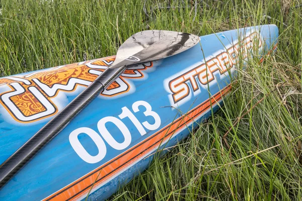 Stand up padleboard racing — Foto Stock