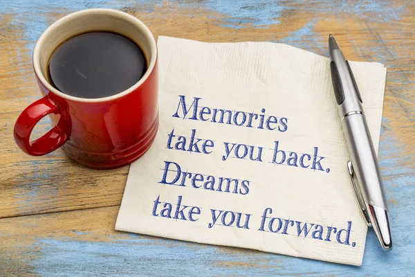 Memories take you back, dreams ... — Stock Photo, Image