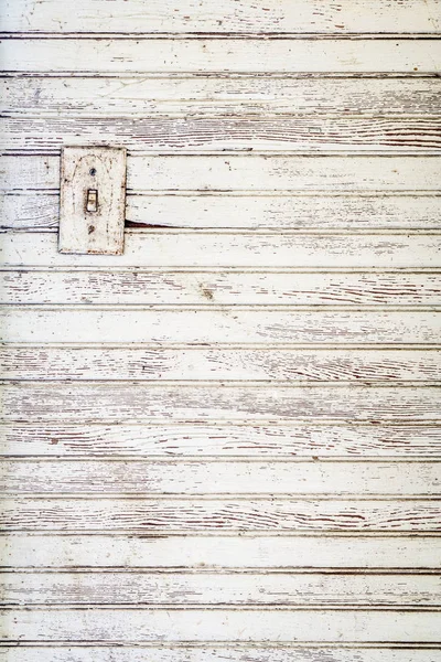 Grunge wit geschilderd houten muur achtergrond — Stockfoto