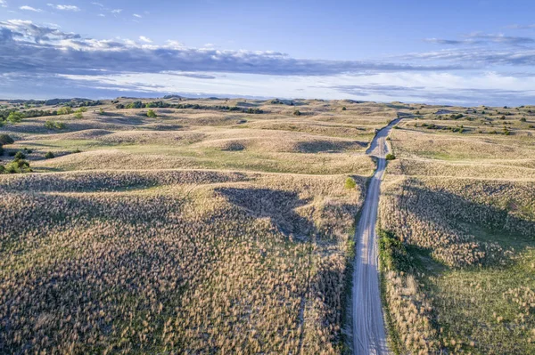 Vista aérea de Nebraska Sandhills — Foto de Stock