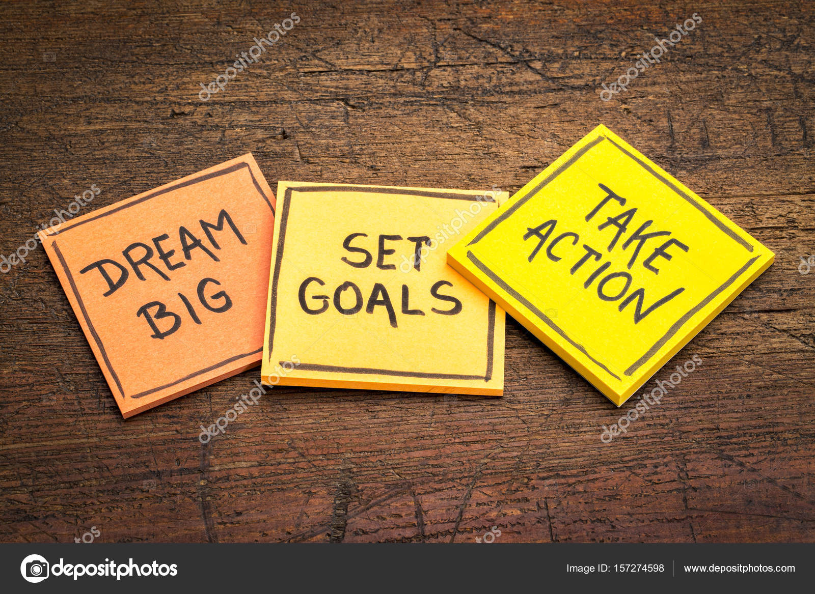 Dream Big Set Goals Take Action Stock Photo PixelsAway 157274598