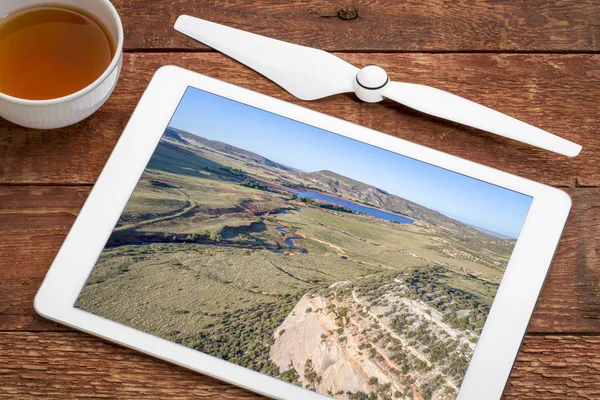 Nördliches Kolorado-Vorland Luftaufnahme — Stockfoto
