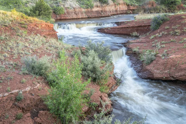 Dere ile Colorado eteklerinde, şelaleler — Stok fotoğraf