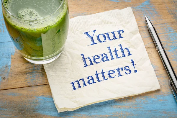 Your health matters reminder — Stock Photo, Image