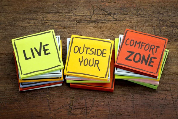 Live outside your comfort zone — Stock Photo, Image