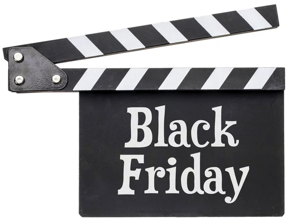 Black Friday text on clapboard — Stock Photo, Image