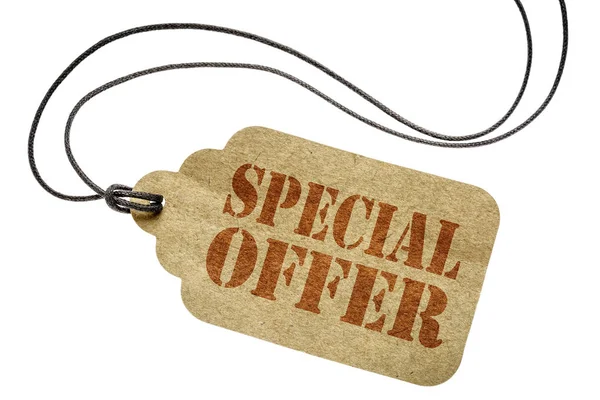 Special offer on a price tag — Stock Photo, Image