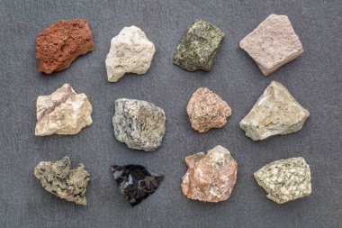 igneous rock geology collection clipart
