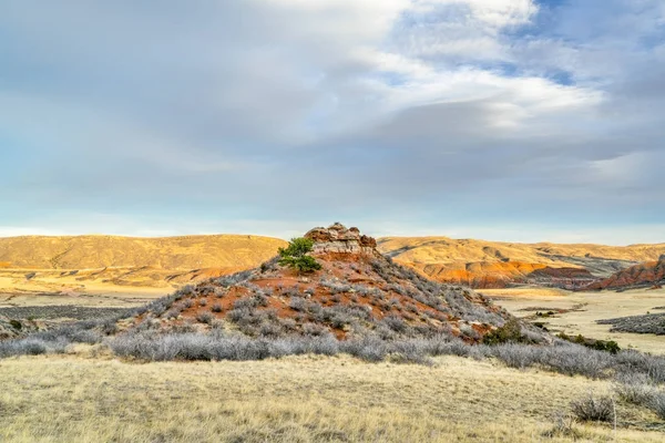 Atardecer de noviembre sobre Red Mountain Open Space — Foto de Stock