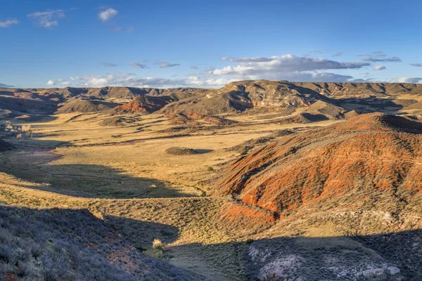 Puesta de sol sobre las estribaciones de Colorado — Foto de Stock