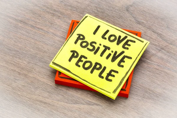 Pozitif kişi Not seviyorum — Stok fotoğraf