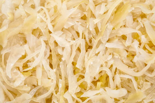 Sauerkraut background, top view — Stock Image Sauerkraut background, top view Stock Photo