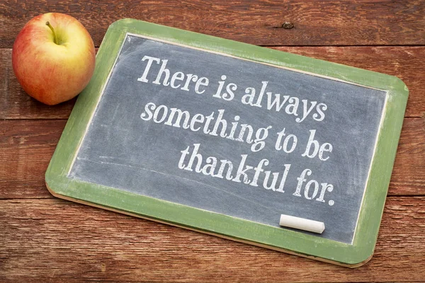 Es gibt immer etwas, wofür man dankbar sein kann — Stockfoto